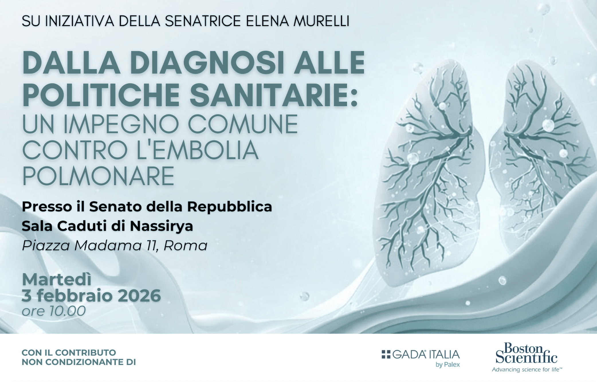 Dalla diagnosi alle politiche sanitarie: un impegno comune contro l'embolia polmonare